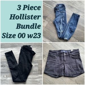 Hollister Size 00S w23 - Three Piece Bundle